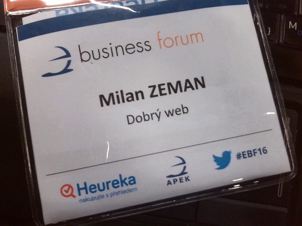 eBusiness Forum Milan Zeman