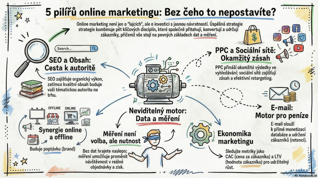 5 pilířů online marketingu