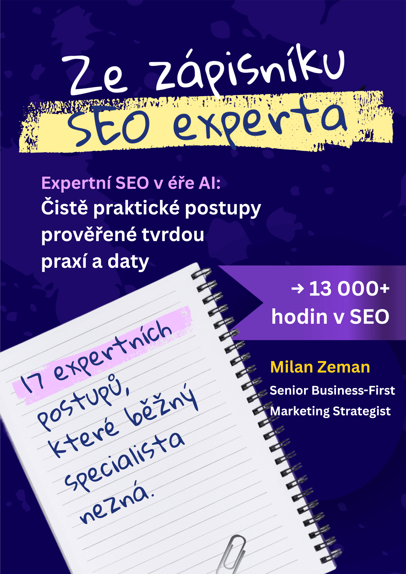 Ze zápisníku SEO experta — e-book Milan Zeman